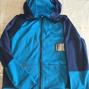 Russell fleece zip hoodie boy size 18